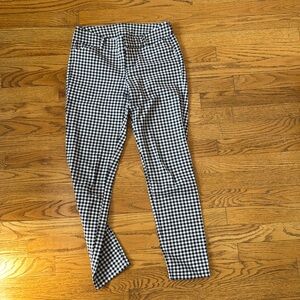 Black and White Gingham Pants
